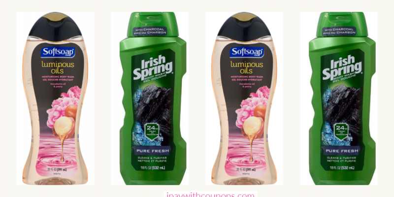 $1.99 Softsoap or Irish Spring Body Wash At Walgreens!