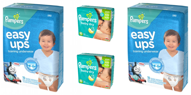 Pampers Diapers Or Easy Up Deal At Walgreens!