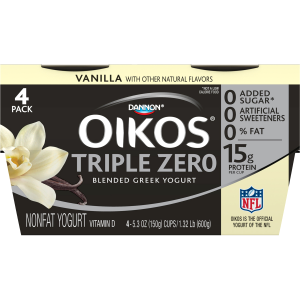 Dannon Oikos Triple Zero Greek Yogurt $1.24 Kroger Mega Sale
