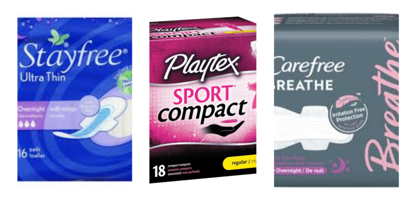 Free Feminine Products! Carefree Breath , Stayfree and Playtex Kroger Mega Sale #deannasdeals