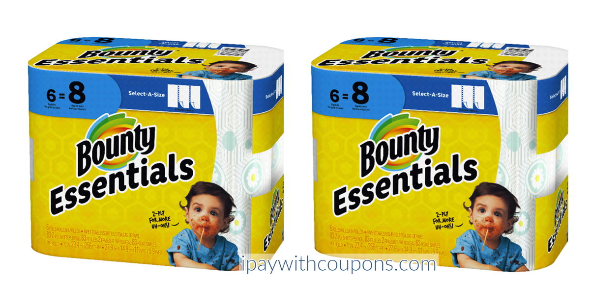 Bounty Essential Paper Towels 3.49 Each! Walgreens Deals deannasdeals