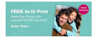 FREE 8x10 Print! Walgreens Deal #deannasdeals