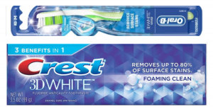 FREE Toothpaste And Toothbrush After Rewards!