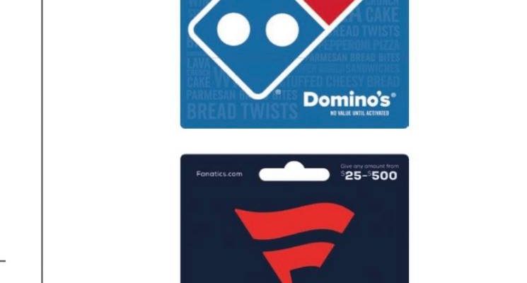 Free $10 Walgreens Gift Card When You Buy Dominos or Fanatics Cards #deannasdeals