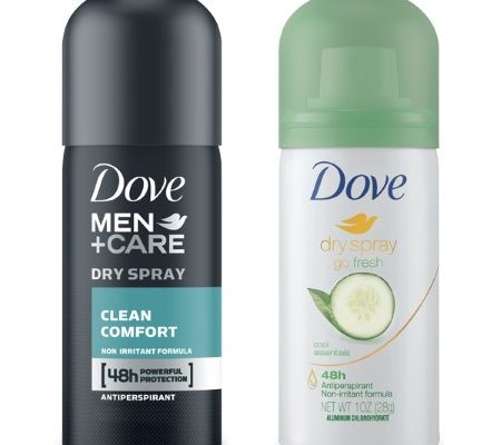 Free Dove Dry Spray Antiperspirant Sample #deannasdeals