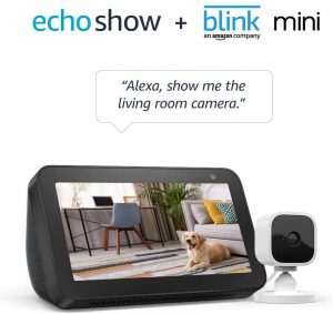 Amazon Echo Show + Blink Mini Camera $49.99 {Reg. Price $124.97}