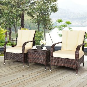 Costway 3PCS Outdoor Patio Set Clearance Price At Walmart