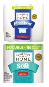 $3.79 Complete Home Paper Towels or Bath Tissue At Walgreens!