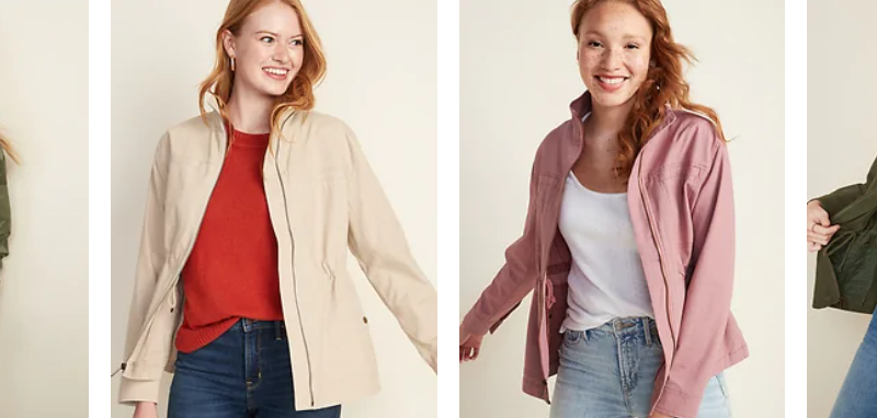 $19 Women's Utility Jacket! Today Only At Old Navy!