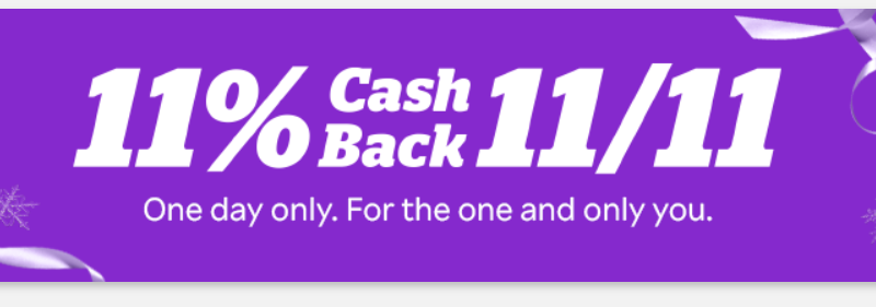 Rakuten/Ebates 11% Cash Back Offers Today Only!