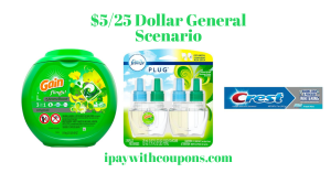 Dollar General $5/25 Scenario Pay $5.00 
