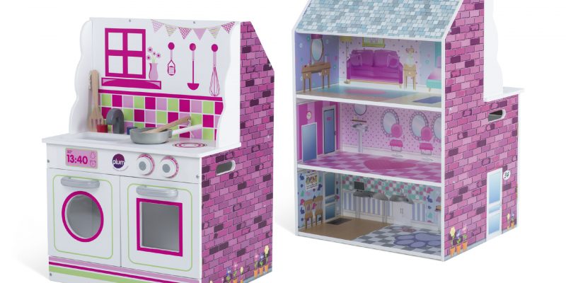 Plum 2-in-1 Dollhouse and Play Kitchen $20.00!