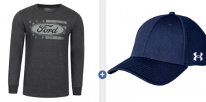 Men's Realtree Tee And Under Armour Hat $12.00