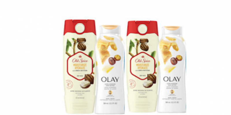 $2.00 Olay Or Old Spice Body Wash