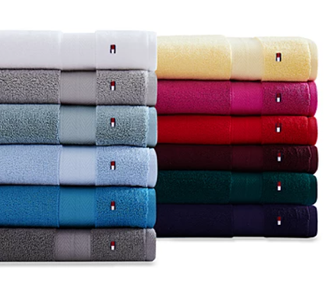 Tommy Hilfiger Bath Towel Collection Starting At $2.79!