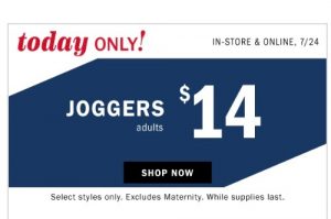 Old Navy Joggers Sale 