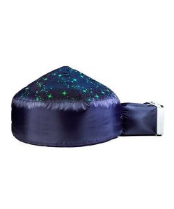 Navy Starry Night Inflatable Play Tent
