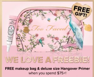 Too Faced Free gift