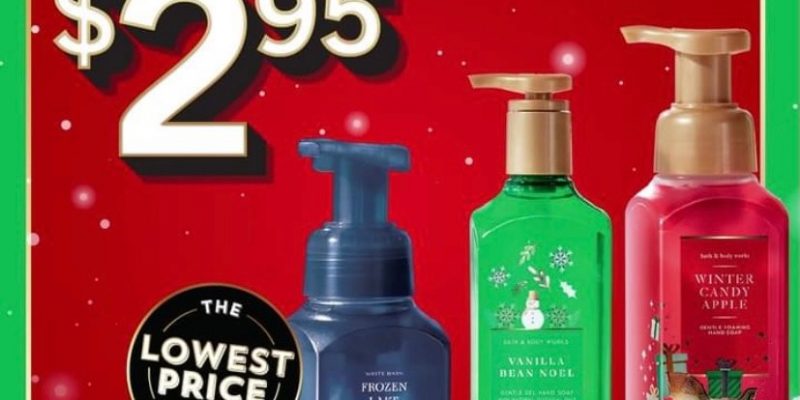 Today Only! Bath & Body Works Hand Soaps $2.95