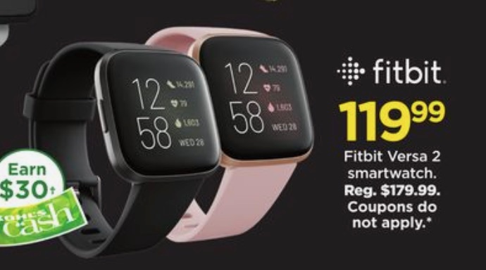 Fitbit Versa 2 only $89 after Kohl's Cash