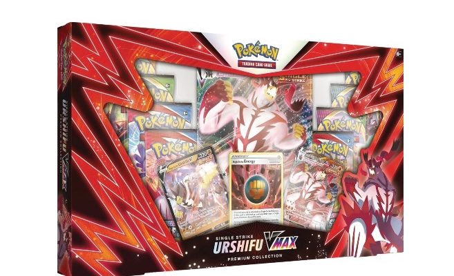 Pokemon Single Strike Urshifu VMAX Premium Box only $20 at Walmart