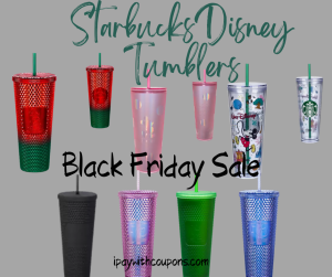 Starbucks Disney Tumblers Rare 30% Discount! 