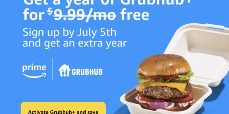 Free Grubhub for two years